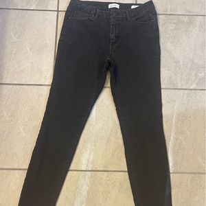 Jessica Simpson Black High Rise Skinny Jeans size 6/28